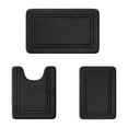 thumbnail image 2 of Tyidzon Bathroom Rugs Sets 3 Piece, Bath Mat Universal Soft Comfortable Water Absorption Non Slip Machine Washable Easy Dry Bathroom Mat, Black, 2 of 8