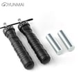 thumbnail image 1 of Jump Rope Adjustable Lightweight Skipping Jumping Rope Cable Wire Home Gym Fitness Boxing Training Workout Exercise Jumping Rope 9.8 Feet with Heavy Metal Block, 1 of 1