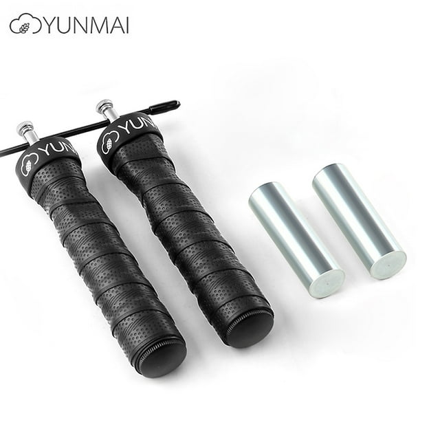 Jump Rope Adjustable Lightweight Skipping Jumping Rope Cable Wire Home Gym Fitness Boxing Training Workout Exercise Jumping Rope 9.8 Feet with Heavy Metal Block