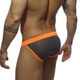 thumbnail image 3 of FcBaudy Men's Low Waist Solid Color High Vent Swimming Trunks Underpants Men Pants, 3 of 5