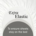 thumbnail image 3 of Komfit 800 TC Egyptian Cotton 5 Pieces Split Sheets Sets for Adjustable beds Sheet Fits Upto 15" Deep Pocket , 1 Flat Sheet 2 Fitted Sheet and 2 Pillowcase ( White , Queen ), 3 of 5
