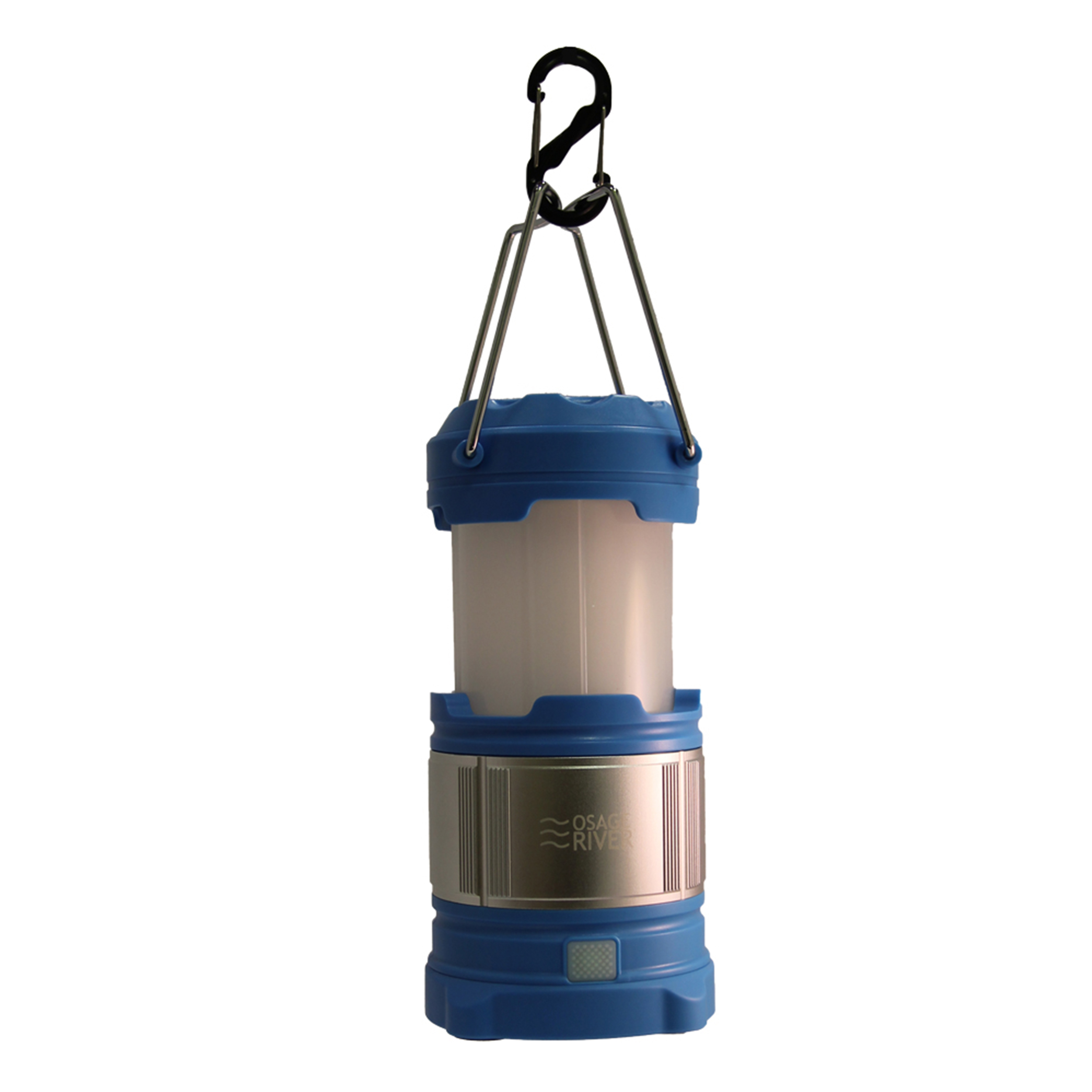 Osage River LED Lantern with USB Power Bank Blue