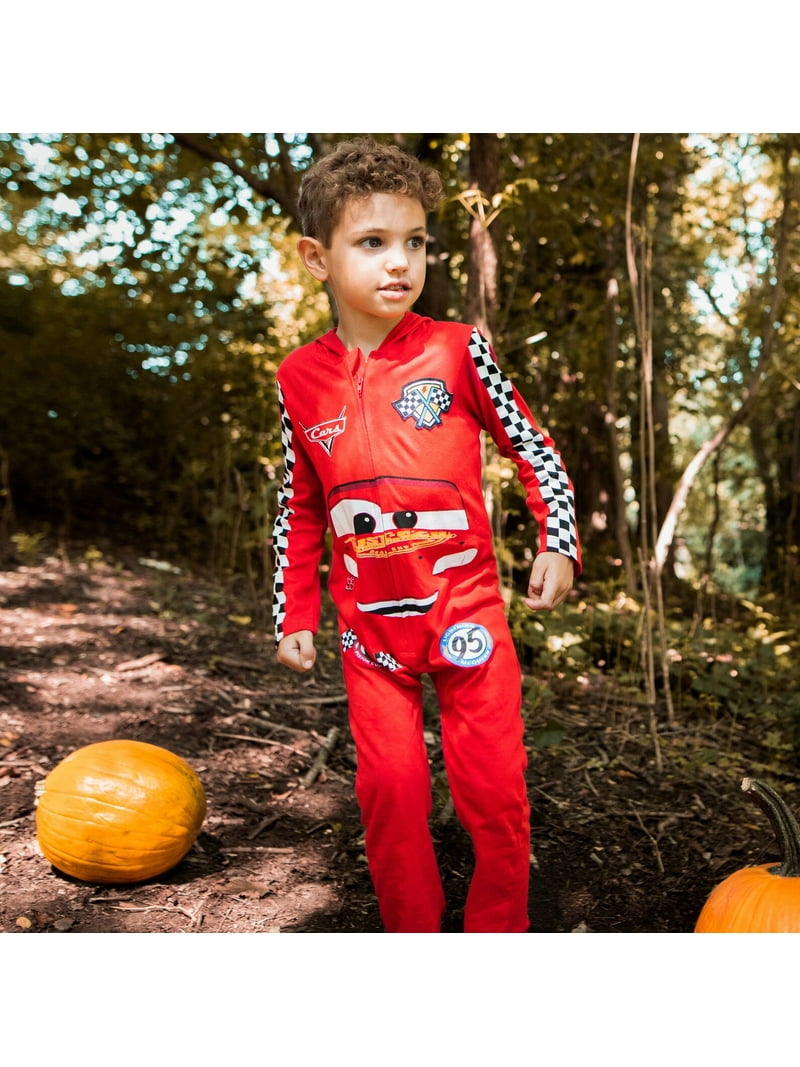 Disney Pixar Cars Toddler Boys One-Piece Cosplay Outfit, Lightning