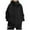 Black, variant on tklpehg Women's Jackets for Winter Lightweight single-layer work Coat outdoor loose zippered jacket Overcoat Long Sleeve Leisure Solid Color Fall Coat Outwear Black XXXL