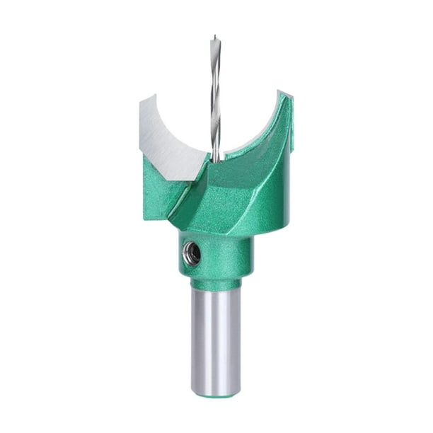 Broca para enrutador de madera, brocas para carpintería, broca para hacer cuentas de madera duraderas, broca cementada para cuentas 10 mm x 25 mm