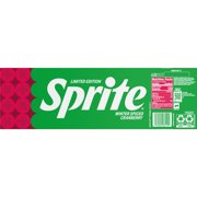 Sprite Winter Spiced Cranberry Soda Pop, 12 fl oz, 12 Pack Cans