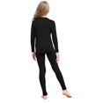 thumbnail image 2 of Mikrdoo Girls’ Thermal Underwear Set – 2 Piece Double-Sided Velvet Top and Long Johns (7-14), 2 of 9