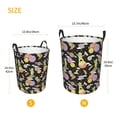 thumbnail image 3 of Naloa Cartoon Astronaut In Spacesuit Large Laundry Basket Waterproof Round Collapsible Storage bin with Handles for Hamper Kids Room,Toy StorageMedium, 3 of 6
