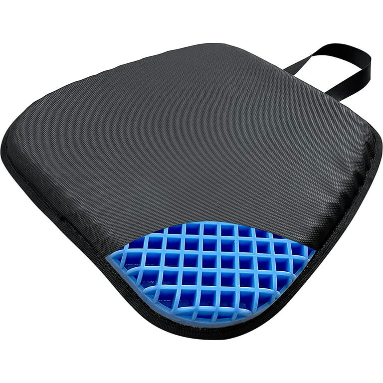 FOMI Water Resistant All Gel Orthopedic Seat Cushion 15 x 17 Incontinence  and Spill Protection Comfortable Pad for Car, Truck, Office Chair,  Wheelchair, Home Pressure Sore Relief Portable 