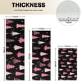 thumbnail image 4 of Black and Pink Christmas Tree Pattern Kitchen Rugs Sets Of 3,Kitchen Runner Rugs Non Skid Washable,Decorative Kitchen Floor Mats for Kitchen,Sink,Laundry,17"x30"+ 17"x47" + 17"x59", 4 of 6