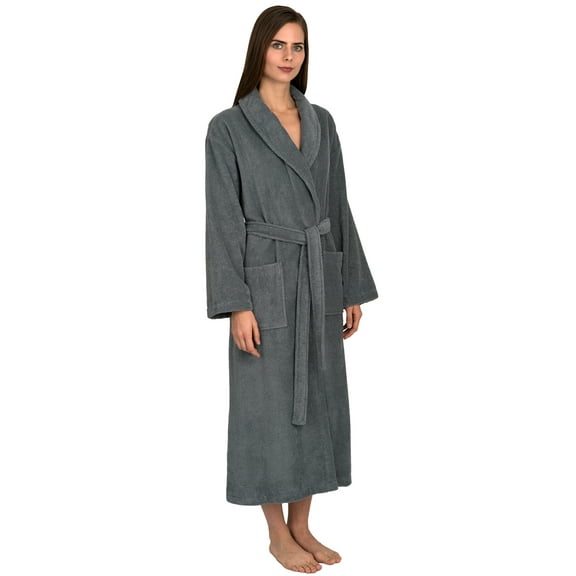 TowelSelections Women's Robe, Turkish Cotton Terry Shawl Bathrobe