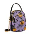 thumbnail image 7 of FORMRS Crossbody Bag for Women Quilted Travel Shoulder Cell Phone Purse with Chain Strap Handbag, Halloween Pumpkin, 7 of 7