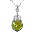 thumbnail image 1 of Enjoy Like Music High Notes Pendant Jewelry Music Guitar Torque Hangtag, 1 of 3