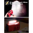 thumbnail image 3 of Radio Weather Alert Mesqool 5000 mAh AM/FM/SW/NOAA con cargador, 3 of 8