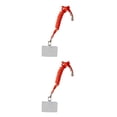 thumbnail image 1 of Sidaley Cuerdas colgantes de nailon para teléfono, cordón de cuello desmontable, correa de cordones anticaídas, accesorio para teléfono móvil, Rojo naranja 2piezas, 1 of 1