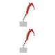 thumbnail image 1 of Tholdsy Cuerdas colgantes de nailon de seguridad para teléfono universal con extracción de tarjeta, cordones para el cuello, correa de Rojo naranja 2piezas, 1 of 6