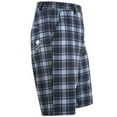 thumbnail image 2 of Plaid Cool-Stretch Men's Golf Shorts (Black), 2 of 2