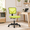 Green, variant on Kelno Small Desk Chair with Wheels Adjustable Computer Desk Chair with Lumbar Support Mesh Ergonomic Low-Back Office Chair, Pink
