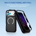 thumbnail image 2 of Phone Case Compatible with iPhone 17 Pro, [Compatible with MagSafe] Stable Camera Stand Magnetic Kickstand Anti-fall Multi-layer Protection for iPhone 17 Pro, B, 2 of 10