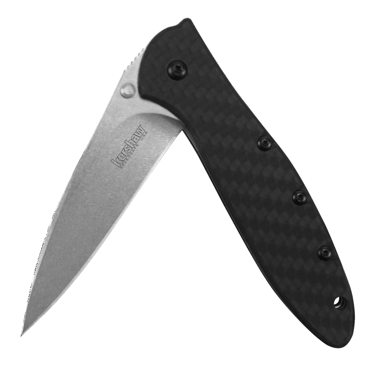 Kershaw Leek Carbon Fiber Pocket Knife (1660CF), 3 Inch Blade with