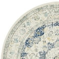 thumbnail image 5 of SAFAVIEH Evoke Teale Bordered Area Rug, Ivory/Blue, 5'3" x 5'3" Round, 5 of 8