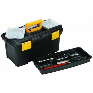 Stanley Tote Tray - 12 inch Compact Polypropylene Tool Box, Durable lift-out tote tray By Storehouse