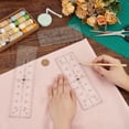 thumbnail image 3 of 3Pcs 3 Style Acrylic Quilting Template Cutting Guide Sewing Tools Rectangle Clear 64x154~255x4mm Hole: 3~3.5mm & 19x3mm 1pc/style, 3 of 9
