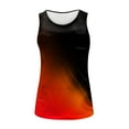 thumbnail image 2 of WyongtaoMen's Summer Shirts Casual Stylish Gradient 3D Printed Plus Size Tank Tops Slim Fit Muscle Sleeveless Crew Neck Athletic T-shirt Beach Tops, 2 of 5