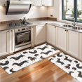thumbnail image 3 of Kitchen Rugs Sets Of 2,Dachshund and Heart Anti Fatigue Kitchen Mat Rugs Non Slip Washable,Decorative Kitchen Floor Mats for Kitchen,Sink,Laundry,17"X47", 3 of 5