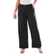 thumbnail image 1 of Pantalones de Vestir de Pierna y Cintura Alta para Mujer. Negro L, 1 of 8