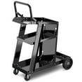 thumbnail image 1 of Costway Chariot de Soudage à 3 Niveaux avec Table Inclinable et 4 Roues, Chaînes de Rangement Anti-Basculement, 1 of 10