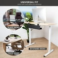 thumbnail image 5 of Mount-It! Clamp-On Under Desk Cable Management Tray – No-Drill Wire Organizer for Home & Office, Cord Holder for Power Strips & Adapters, Steel Cable Rack (23.6”), 5 of 13