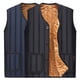 thumbnail image 2 of Chaleco de algodón de talla grande para hombres de mediana edad y ancianos de otoño e invierno chaleco de terciopelo cálido para invierno, 2 of 2