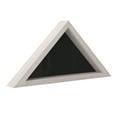 thumbnail image 3 of Emma + Oliver Rustic Whitewashed Wood Military Flag Shadow Box for 9.5' x 5' American Veteran Burial Flag - Wall Mount or Freestanding, 3 of 13
