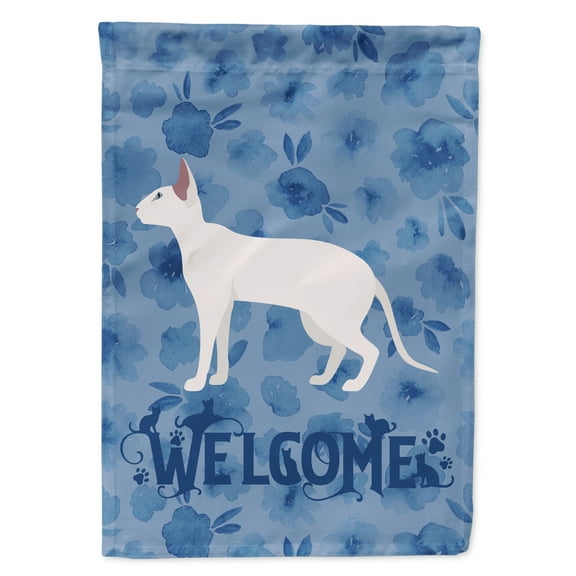 Carolines Treasures CK4949CHF Peterbald 2 Cat Welcome Flag Canvas House Size Large multicolor