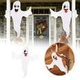 thumbnail image 1 of Hbdhejl Halloween Scene Layout Cute Tongue Sticking Little Hanging Border Hot Hanging Hugging Tree Decoration Props, 1 of 7