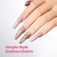 thumbnail image 5 of Beetles Chestnut Serenade Nude Pink Gel Polish, 15ml Dark Pink HEMA-Free Soak Off UV LED Gel Nail Polish for Fall and Holiday Nail Art, 5 of 7