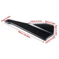 thumbnail image 2 of 48cm Universal For For Chevrolet Camaro SS Side Skirt Extension Kit Rear Bumper Canard Splitter Cover Sticker Car Accessories, 2 of 3