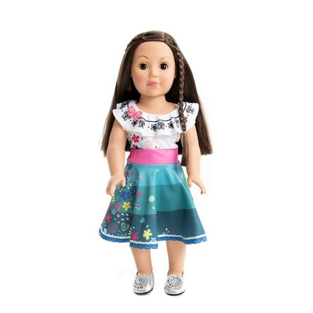 Vestido de muñeca de princesa Twirl de Little Adventures, muñeca no incluida, ropa de muñeca de fiesta y juego de simulación infantil lavable a máquina sin brillo (Miracle Twirl)