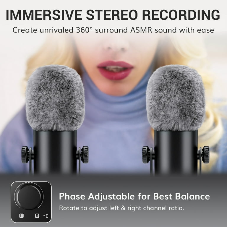 ASMR Microphone Equipment Bundle with Audio Interface, Immersive