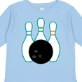 thumbnail image 4 of Inktastic Bowling Team Bowler Boys or Girls Long Sleeve Toddler T-Shirt, 4 of 5