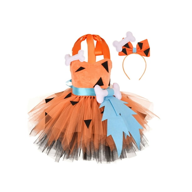 Kids Baby Girl Halloween Cosplay Dress Patchwork Halterneck Backless