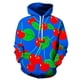 thumbnail image 2 of Nueva sudadera con capucha divertida con estampado de cerezas, moda de otoño, ropa deportiva con patrón de frutas, diseño informal y holgado, sudadera con capucha de calle para hombre 2024, 2 of 5