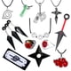 thumbnail image 2 of Collar de figuras de acción de Anime Naruto para niños, anillo, accesorios de Cosplay, Uzumaki, Zumaki, Shuriken, Kakashi, joyería, regalo de juguete, 2 of 5