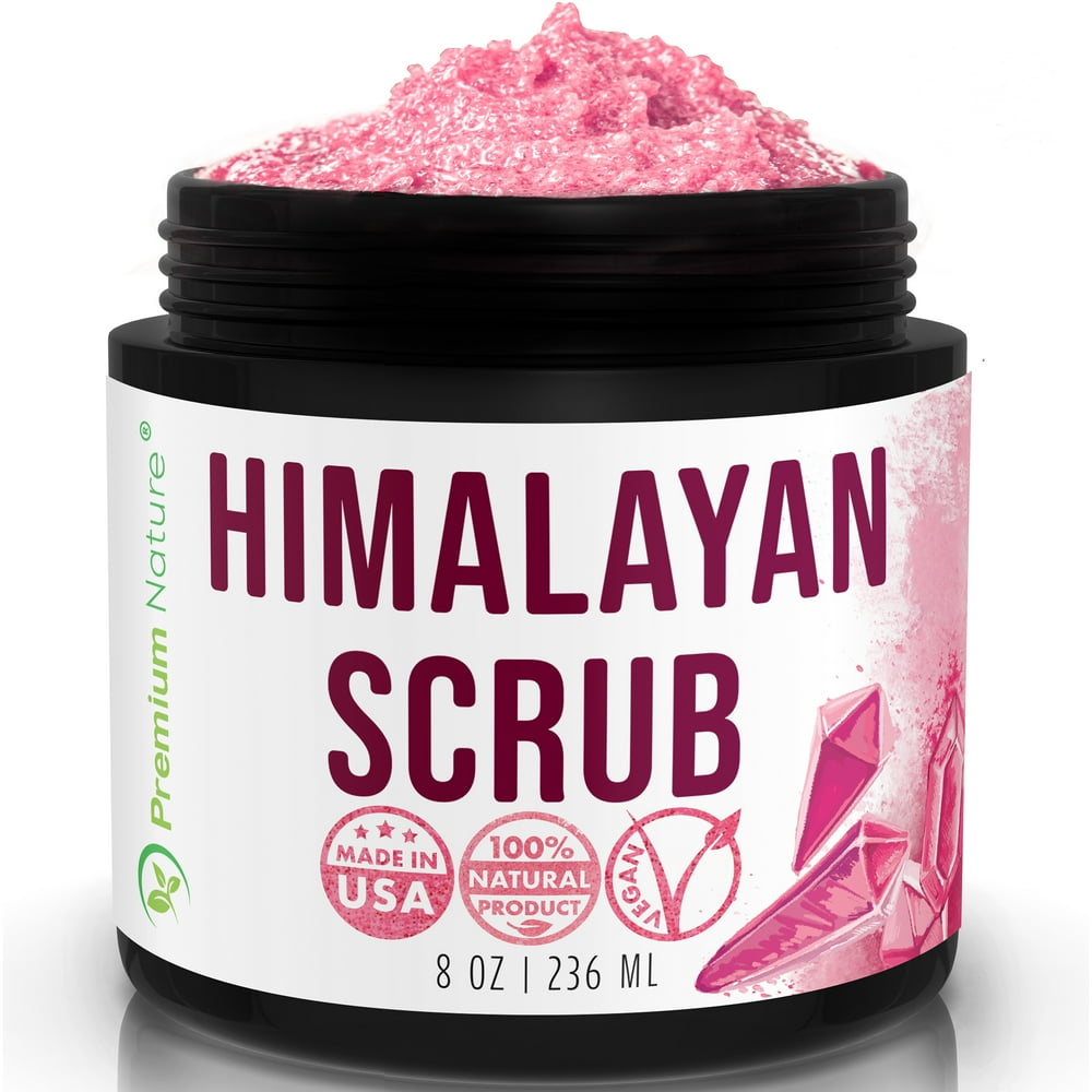 Himalayan Salt Exfoliating Body Scrub Face Hand Lip Foot & Body
