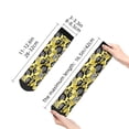 thumbnail image 2 of Bingfone Orchids Flowers Design Patterned Men's Women's Casual Cotton Socks, 2 of 5