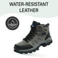 thumbnail image 3 of Bottes de Randonnée pour Hommes Chaussures de Randonnée Randonnée Travail Escalade Antidérapantes Légères Camping Chaussures de Travail Gris 11 US, 3 of 7