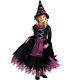 thumbnail image 2 of Vestido de bruja negra Rongrui para Halloween, diseño de rayas de estilo terror para niños y adultos., 2 of 4