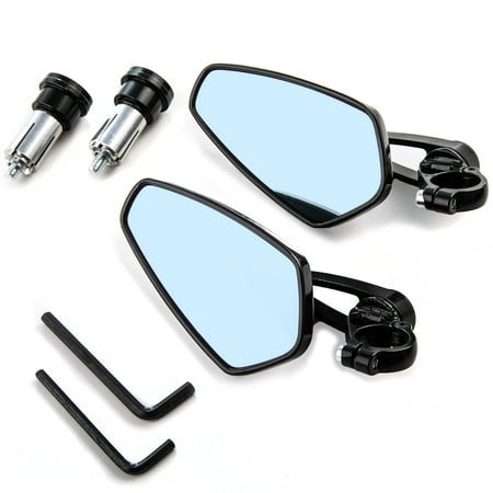 Rear View Side Mirror Arrow Bar End Motorcycle Mirror For 7/8