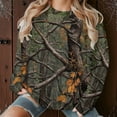 thumbnail image 4 of CLOISE Cute Sweatshirts for Women Plus Size Crew Neck Tops Camouflage Long Sleeve Pullover Oversized Outfits Clothes, 4 of 8